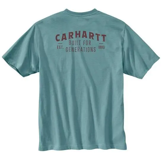 Men's Relaxed Fit Lightweight Short-Sleeve Pocket Built Graphic T-Shirt 1