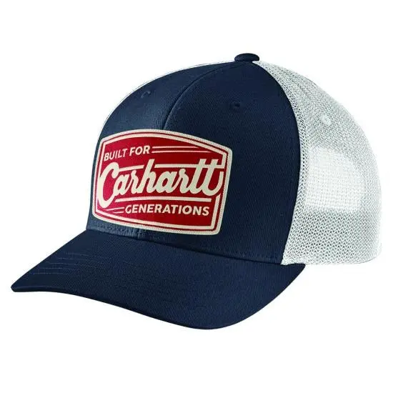Canvas Mesh-Back Built Patch Cap 1