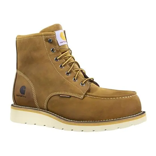 Men's 6" Waterproof Moc Nano Toe Wedge Work Boot 1