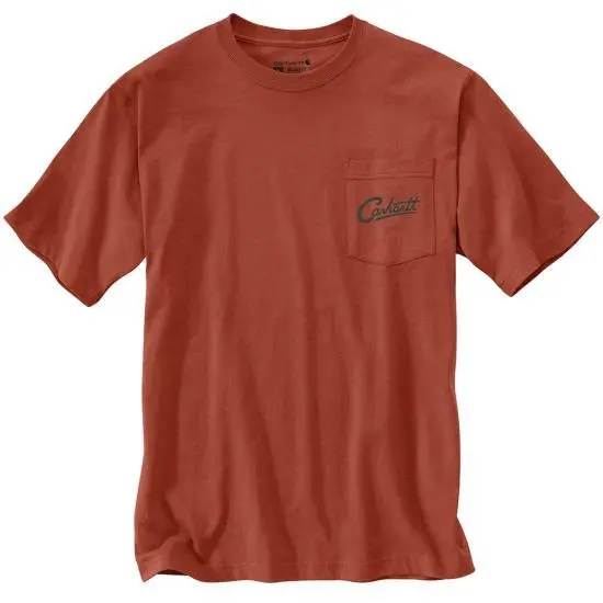 Men's Relaxed Fit Lightweight Short-Sleeve Pocket Camp Graphic T-Shirt 2
