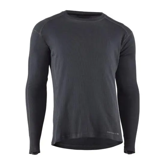 Men's Tall Midweight Cotton Rib Base Layer Crewneck 1