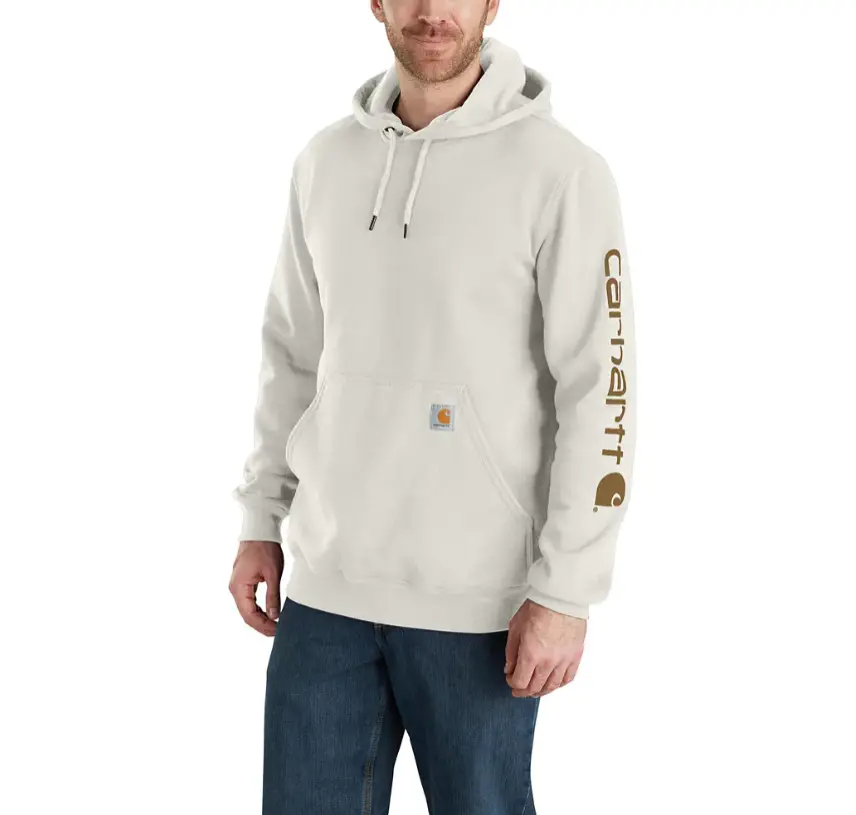 Men's Loose Fit Midweight Logo Sleeve Graphic Sweatshirt 1