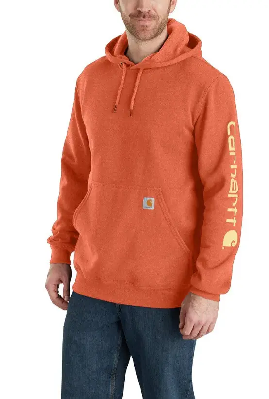 Men's Loose Fit Midweight Logo Sleeve Graphic Sweatshirt 1