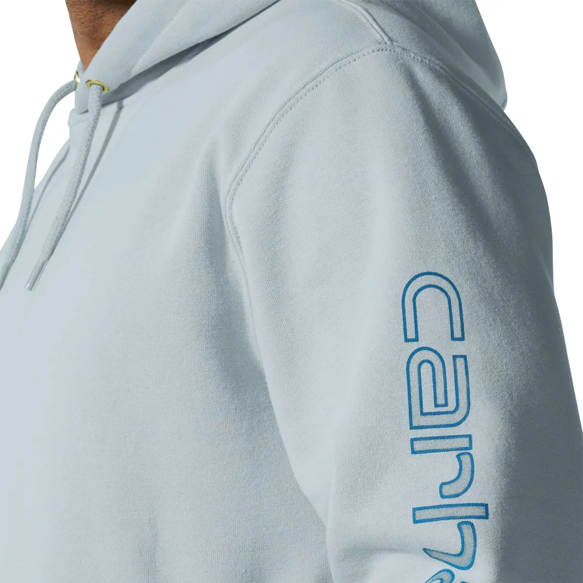 Men's Loose Fit Midweight Logo Sleeve Graphic Sweatshirt 3