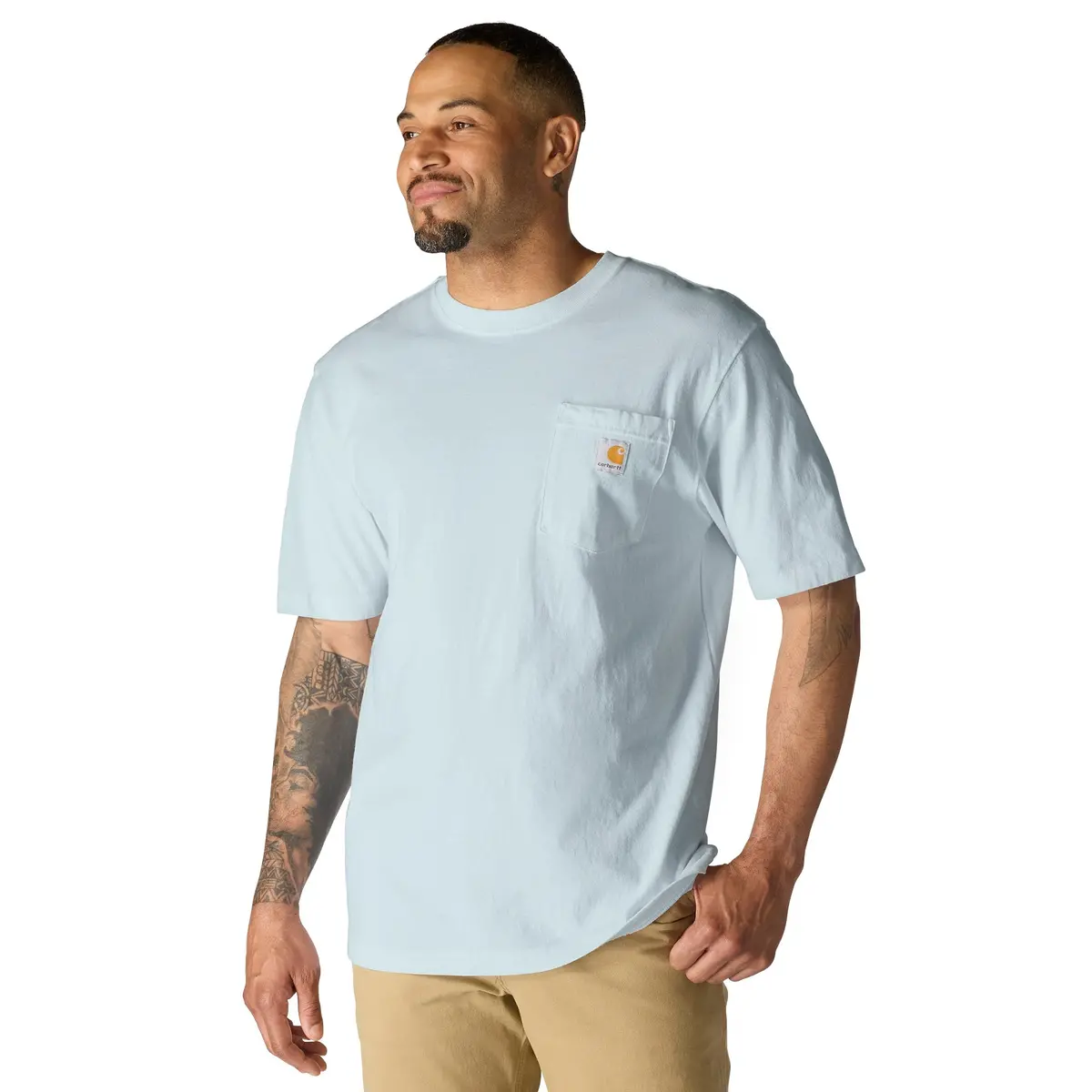 Men's Loose Fit Heavyweight Short-Sleeve Pocket T-Shirt 1