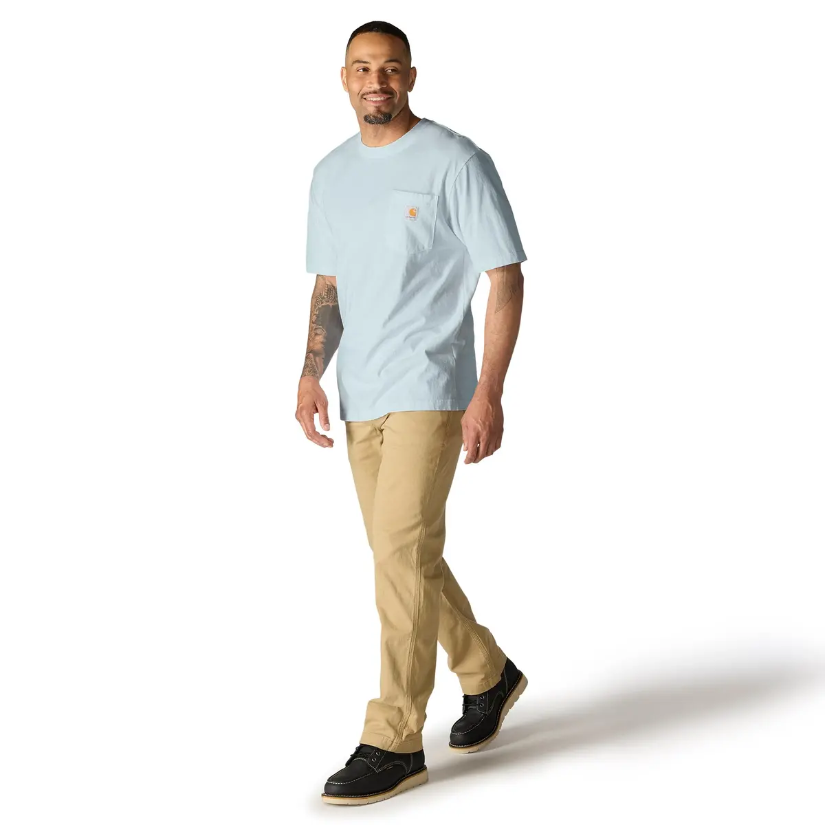 Men's Loose Fit Heavyweight Short-Sleeve Pocket T-Shirt 5