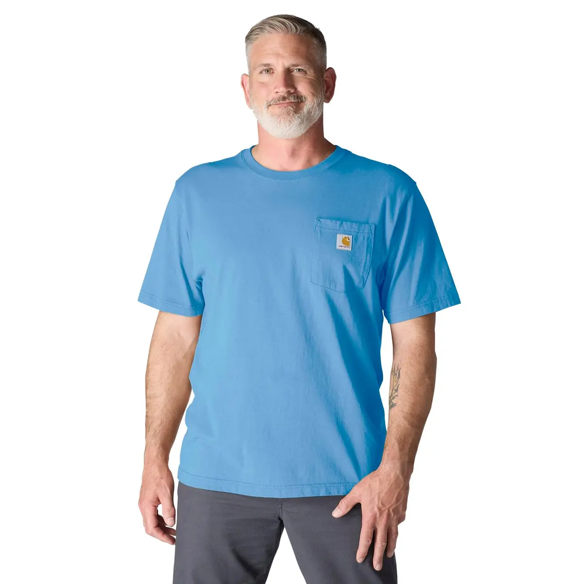 Men's Loose Fit Heavyweight Short-Sleeve Pocket T-Shirt 1