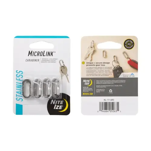 Microlink Carabiner - 4Pk 1
