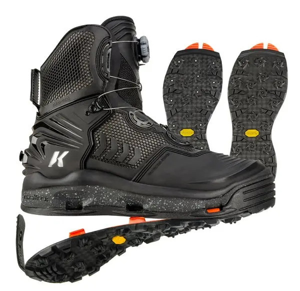 River Ops Boa Wading Boots With Vibram Xs Trek & Studded Xs Trek Soles 1
