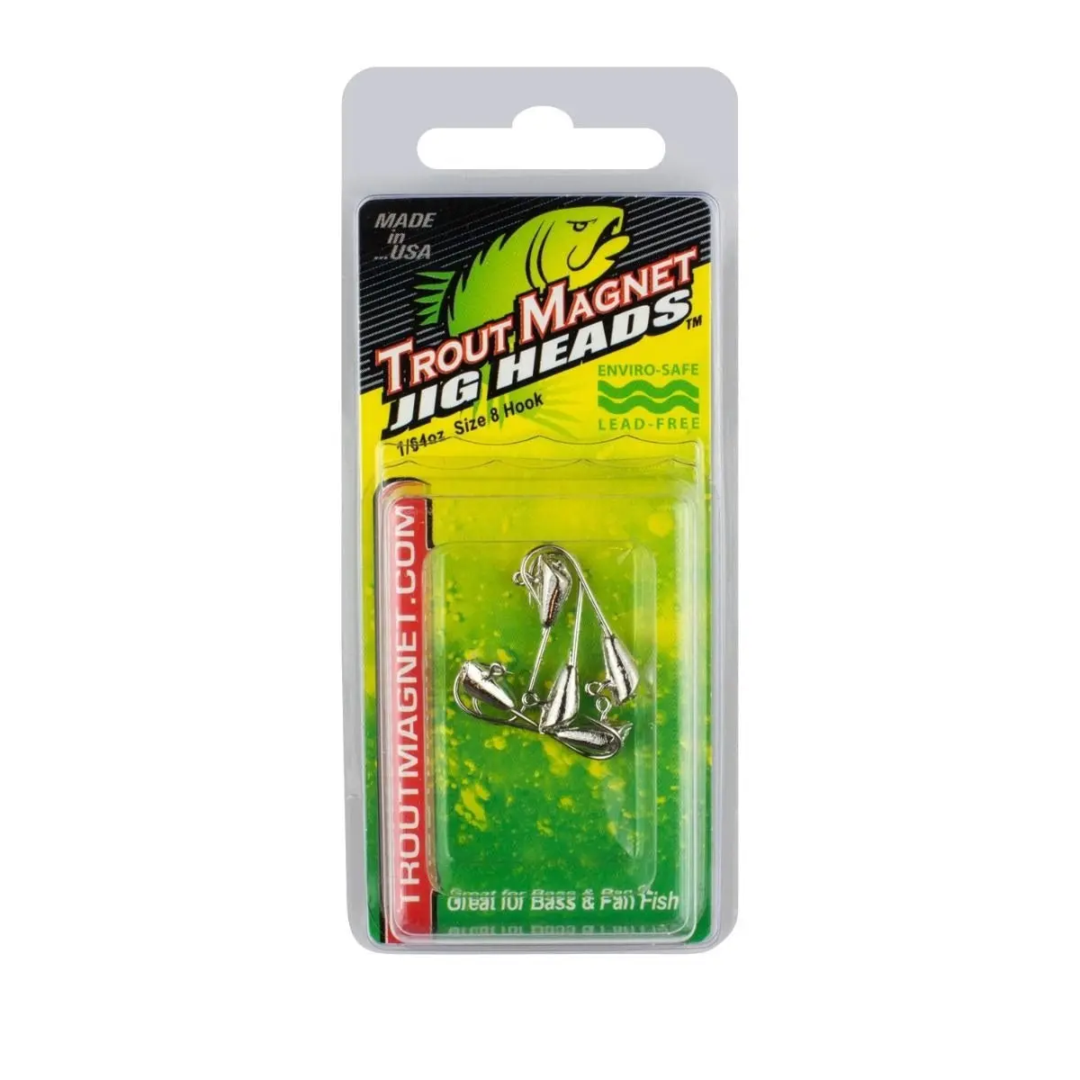 Trout Magnet Lead Free Jig Head - 1/64 Oz. (5 Pack) 2