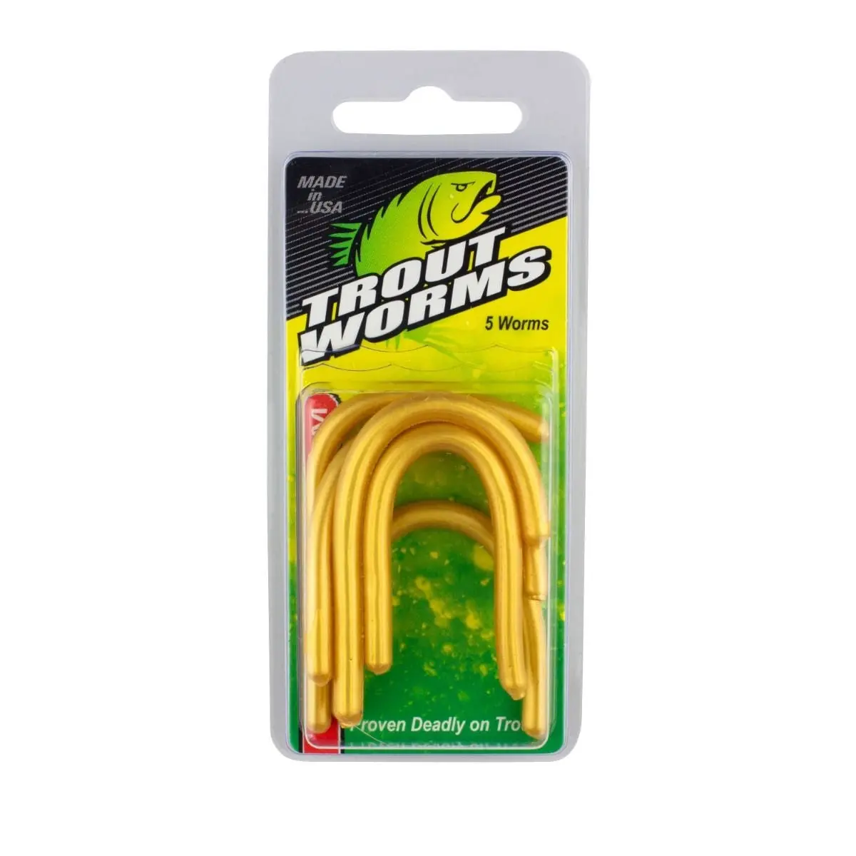 Trout Magnet Trout Worm - 3" (5 Pack) 2