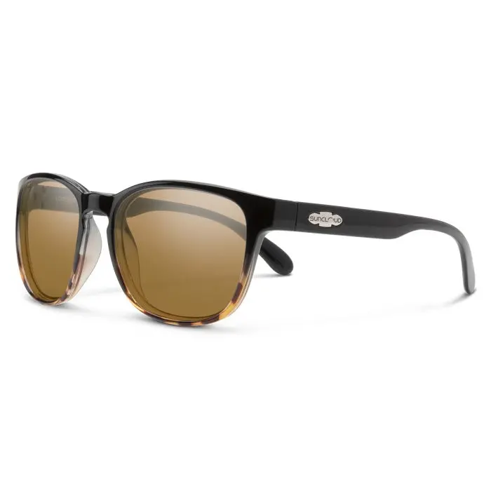 Loveseat Black Tortoise Fade Frame With Polarized Brown Lens Sunglasses 1