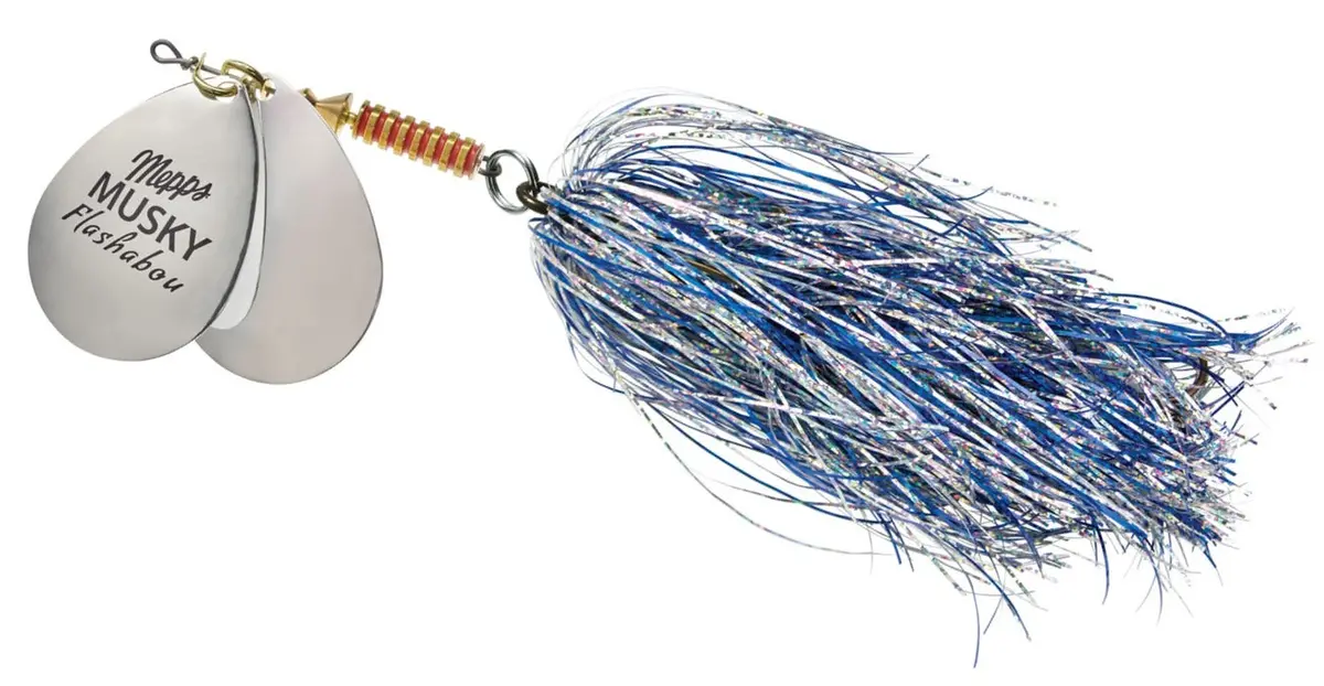 Double Blade Musky Flashabou Spinner - (1-1/2 Oz.) 1