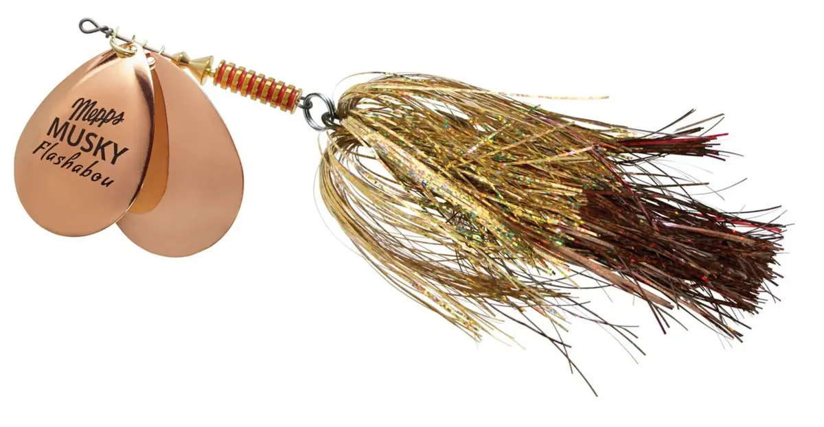 Double Blade Musky Flashabou Spinner - (1-1/2 Oz.) 1