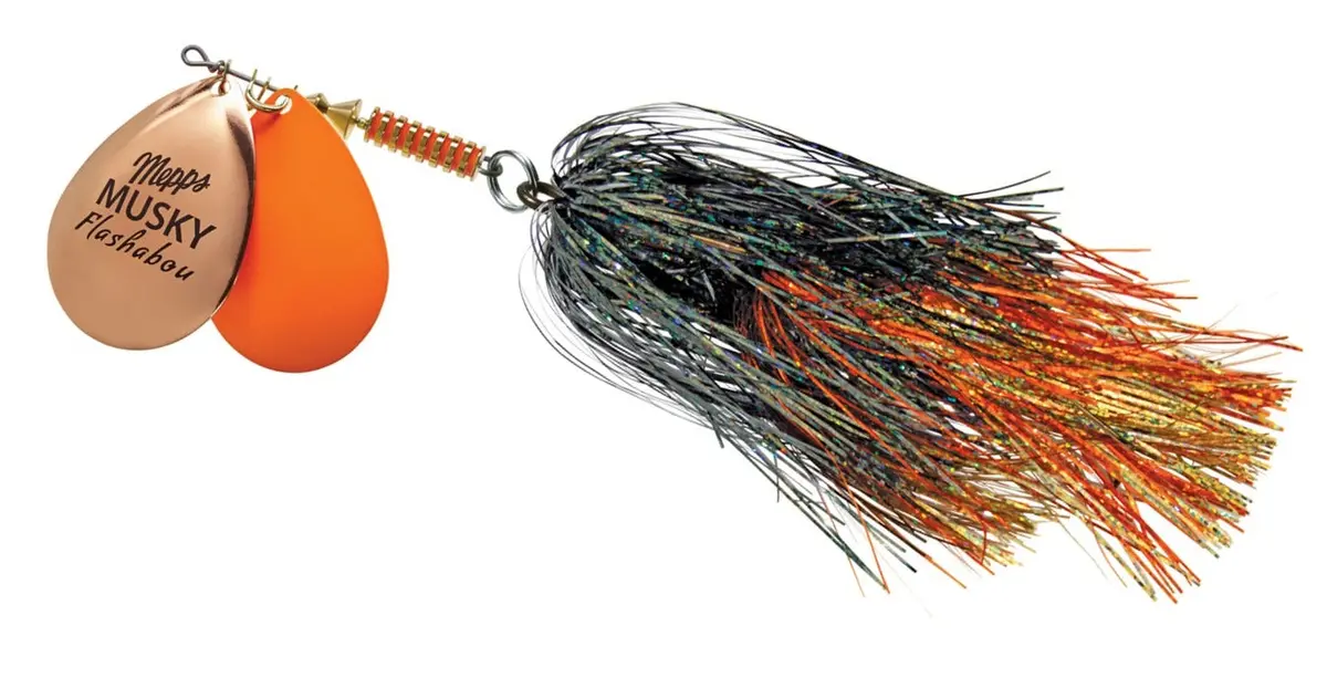 Double Blade Musky Flashabou Spinner - (1-1/2 Oz.) 1