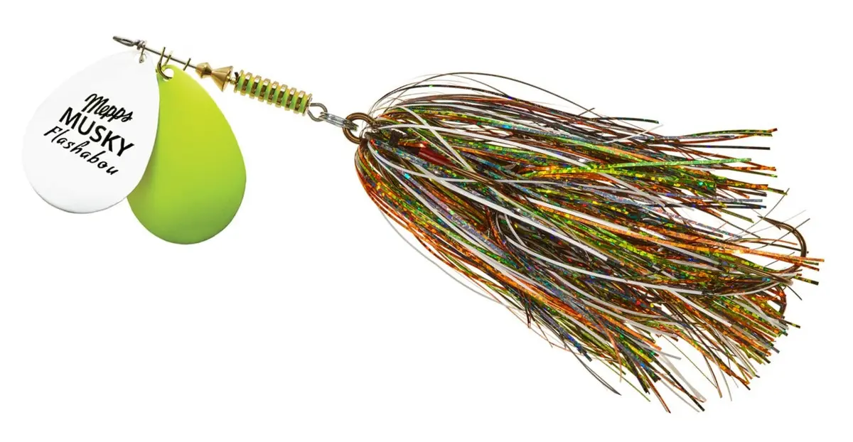Double Blade Musky Flashabou Spinner - (1-1/2 Oz.) 1