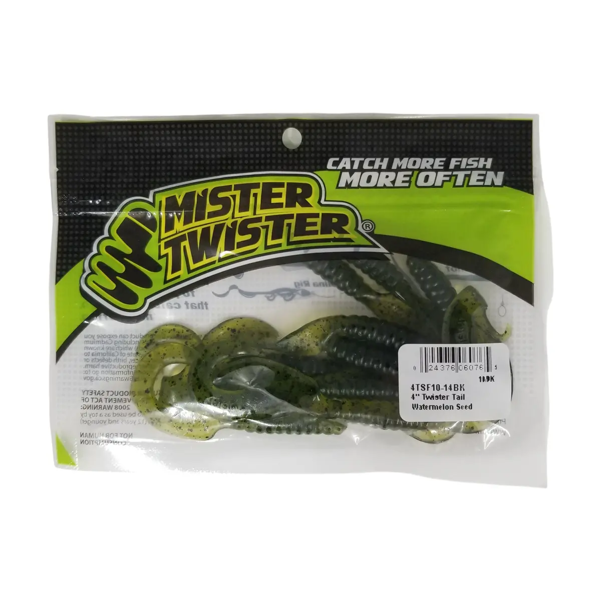 Twister Tail Grub - 4" (10 Pack) 1