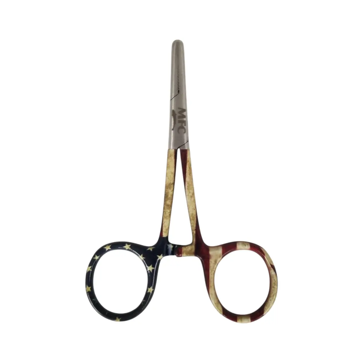 5" Straight Tip River Camo Forceps 1