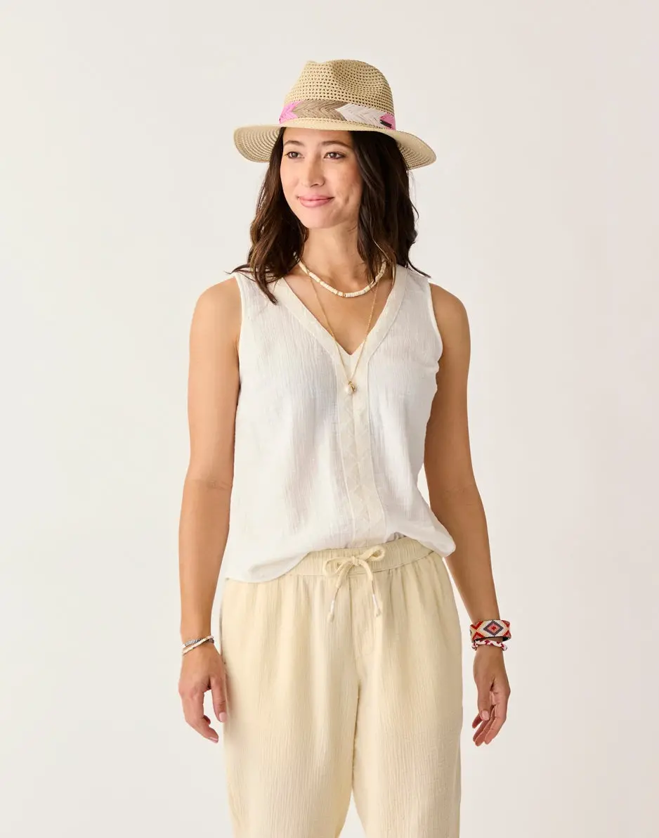 Women's Kayla Gauze Tank 1