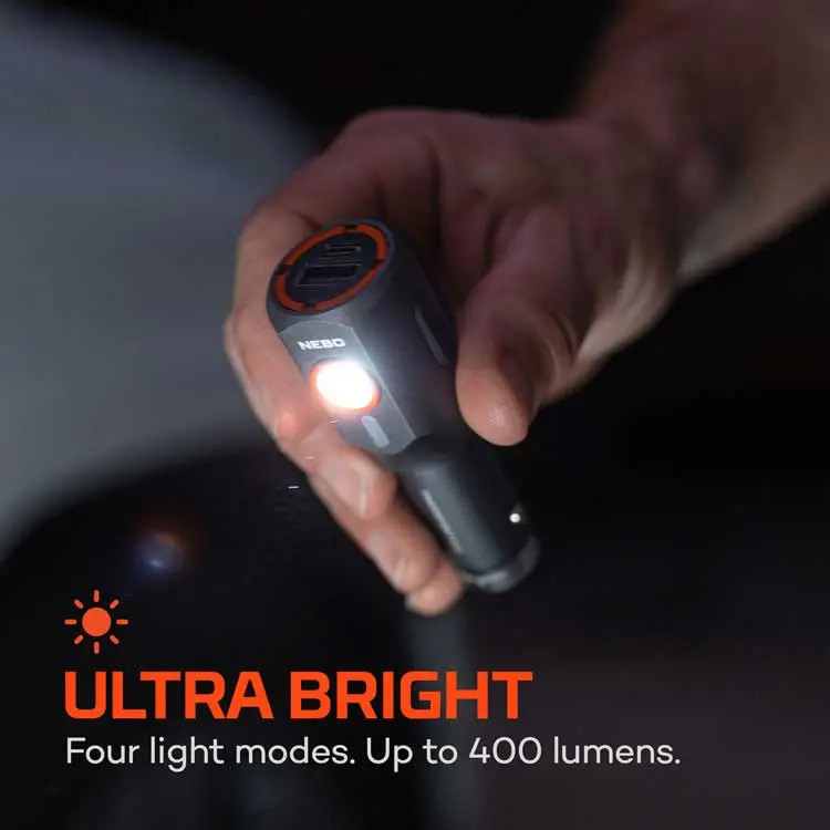 Transport 400 2-In-1 Car Charger And Flashlight 2
