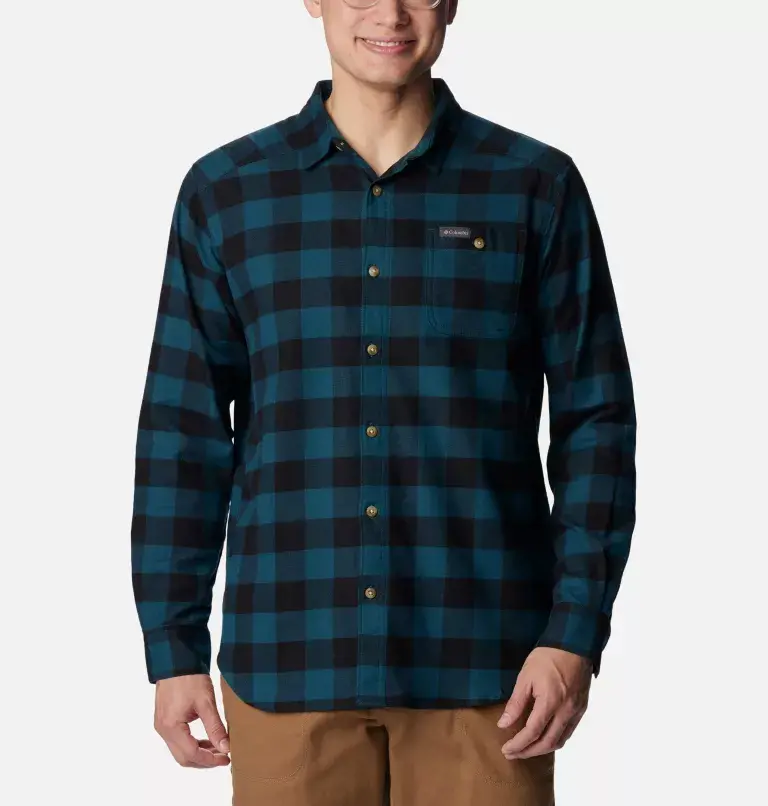 Men's Cornell Woods Flannel Long Sleeve Shirt 1