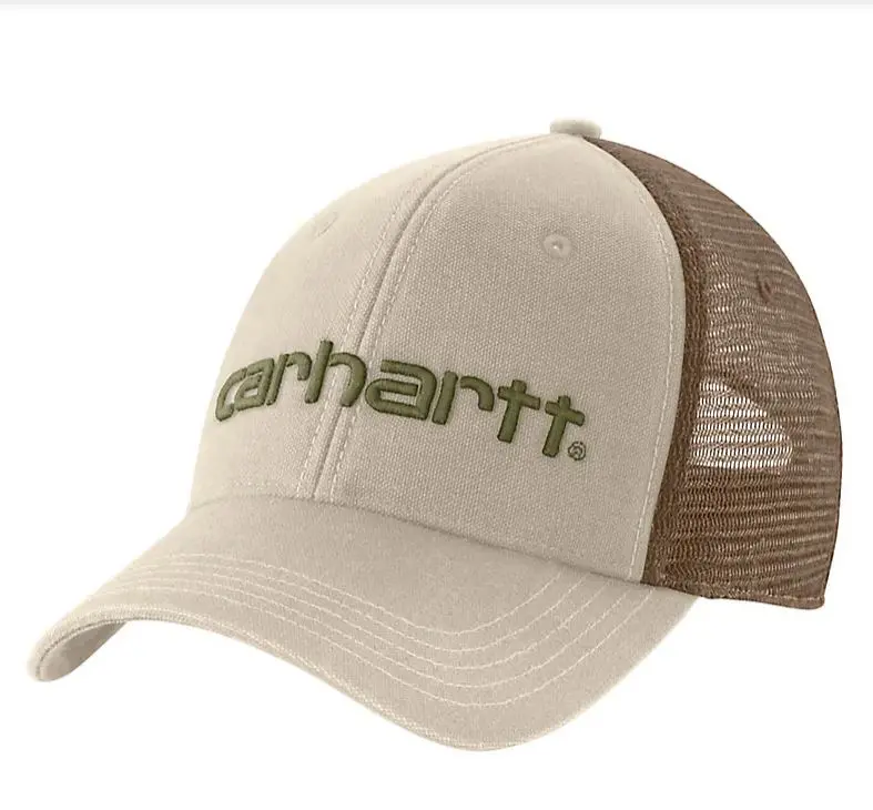 Canvas Mesh-Back Logo Graphic Cap 1
