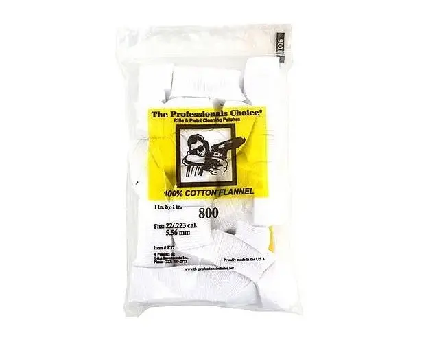Square Flannel Patch: .22/.223Cal./5.56Mm 800-Pack 1