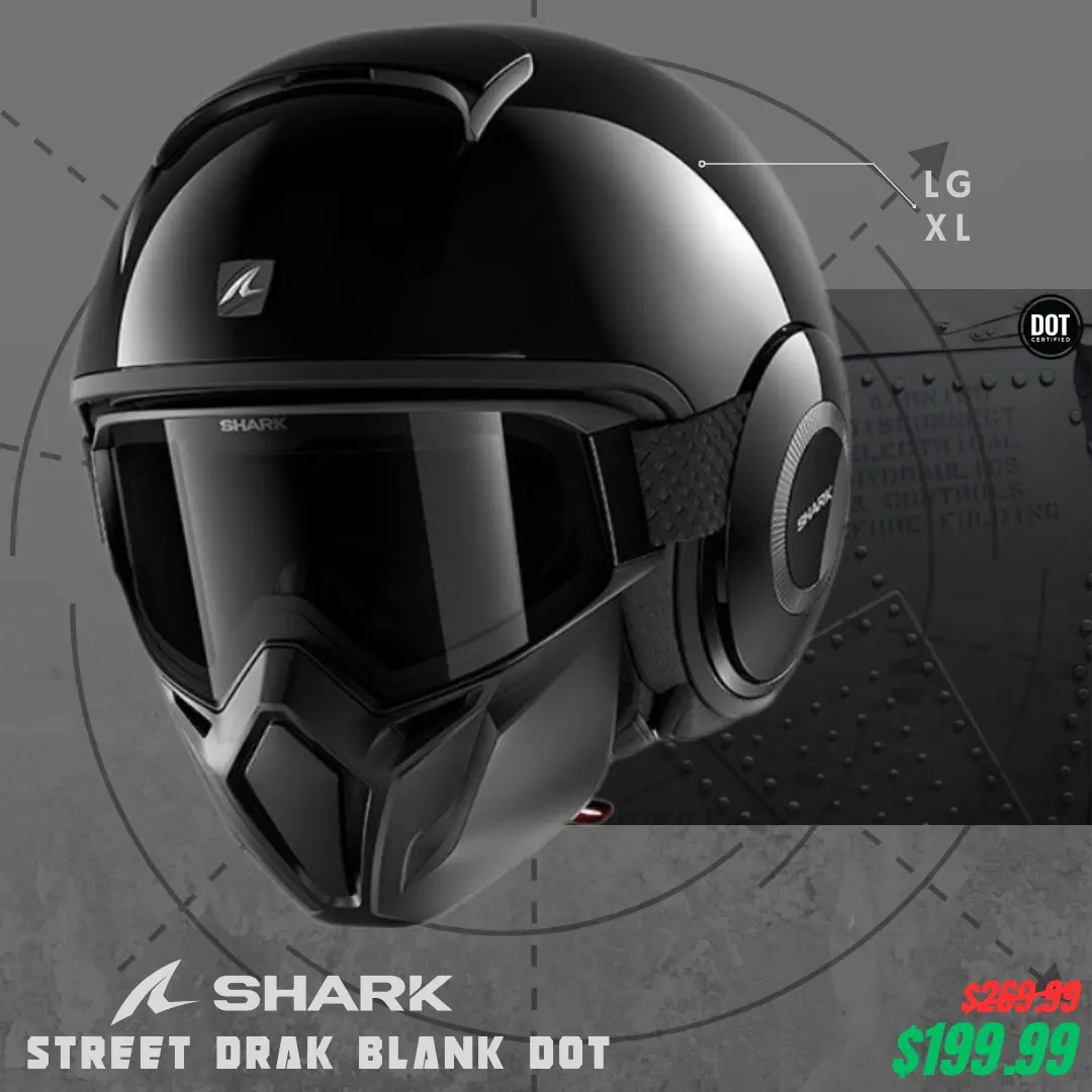 Casco Shark Street Drak Jet 1