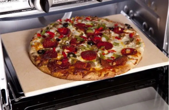 Ceramic Pizza Stone-10.5X14 1