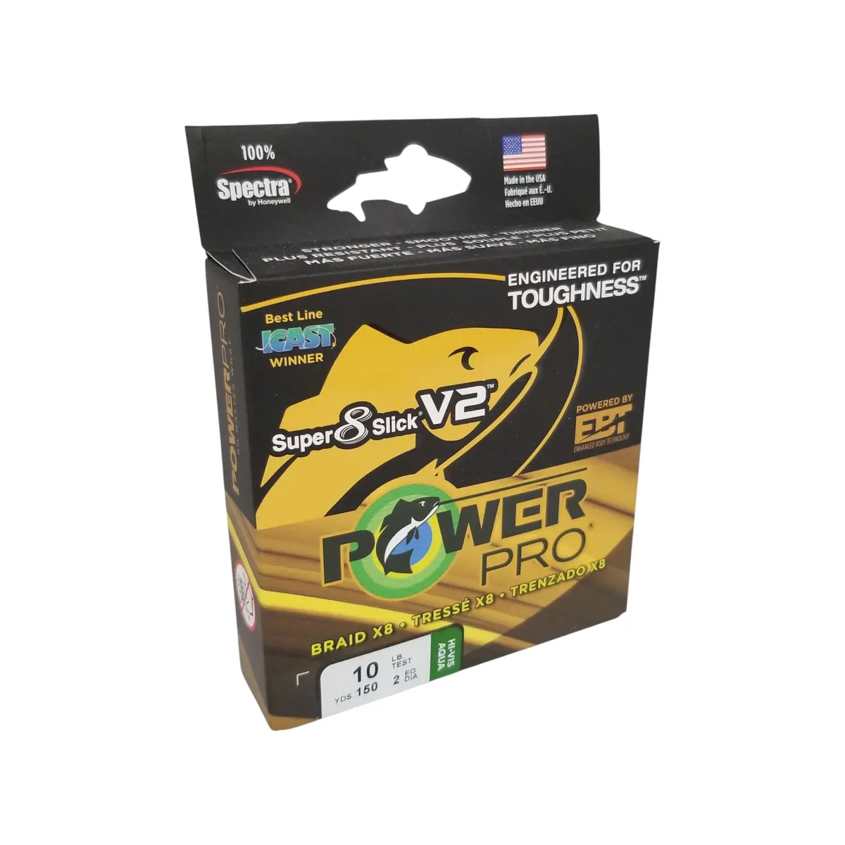 Super 8 Slick V2 Braided Fishing Line - 10 Lb. (150 Yds.) 1
