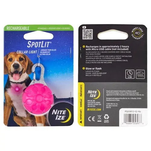 Spotlit Rechargeable Collar Light 1