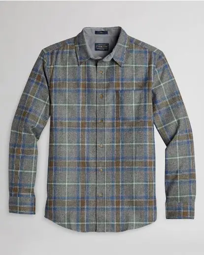 Men's Plaid Lodge Shirt 1
