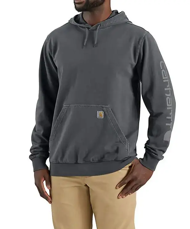Relaxed Fit Garment Dyed French Terry Graphic Sweatshirt 1