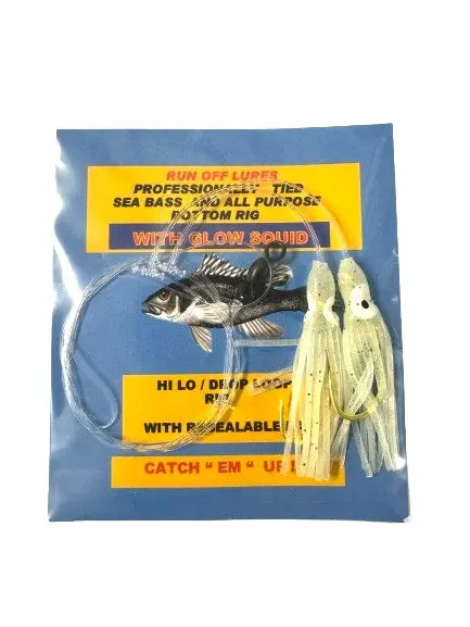 Hi Lo/Drop Loop Sea Bass Squid Rig 1
