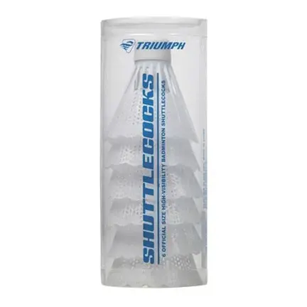 Shuttlecocks (White) - 6 Pack 1