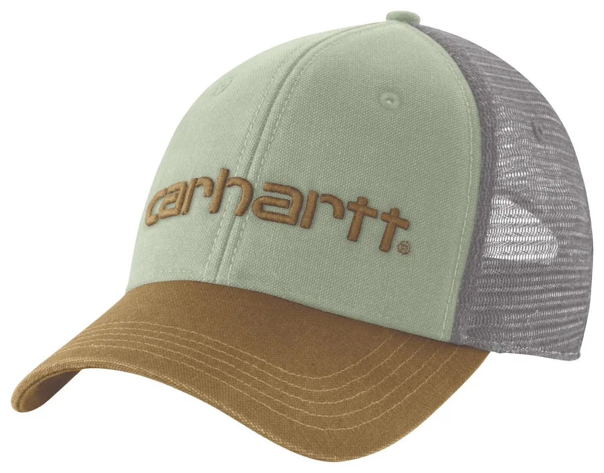 Canvas Mesh-Back Logo Graphic Cap 1