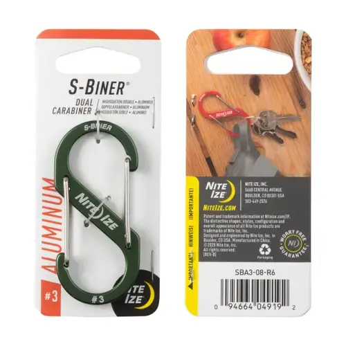 S-Biner Aluminum Dual Carabiner #3 1