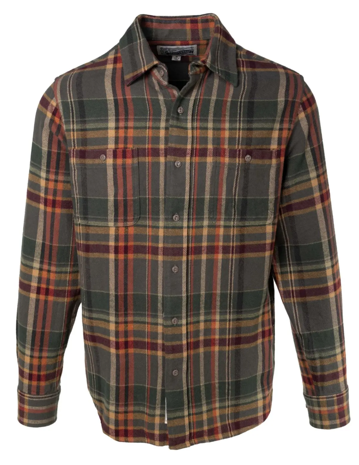 Men's Cotton Flannel Plaid Shirt 1