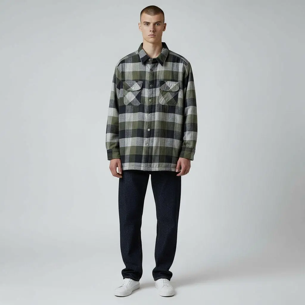 Men's Snake River Snap Front Quilted Flannel 1
