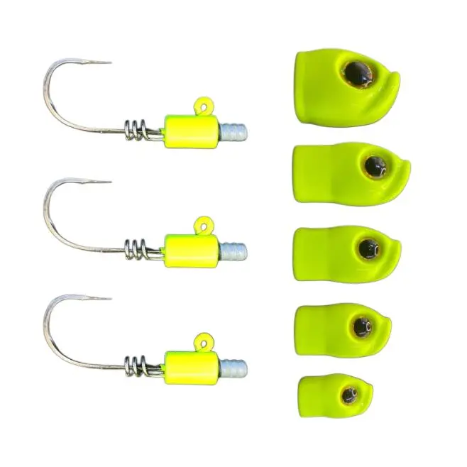 Screwy Head Jigs - (3/0) 1