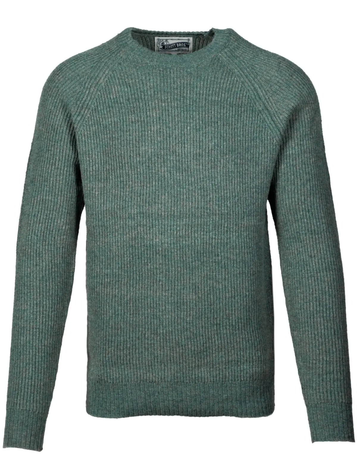 Ribbed Wool Crewneck Sweater 1