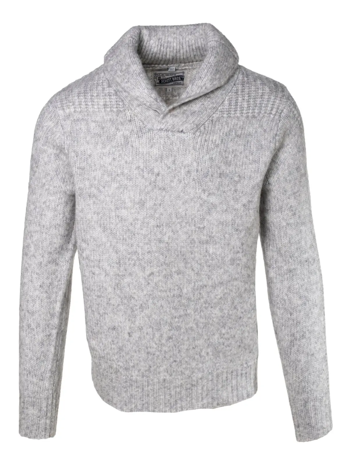 Midgweight Triple Blend Shawl Collar Sweater 1