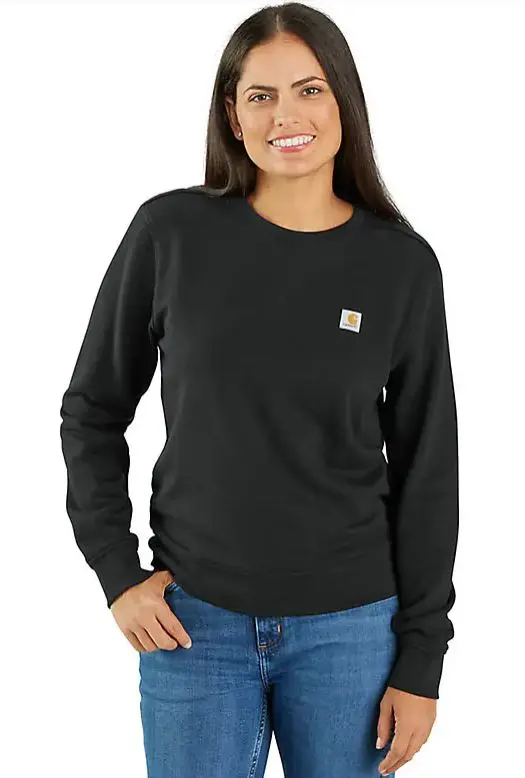 Women's Tencel Fiber Series Relaxed Fit French Terry Crewneck Sweatshirt 1