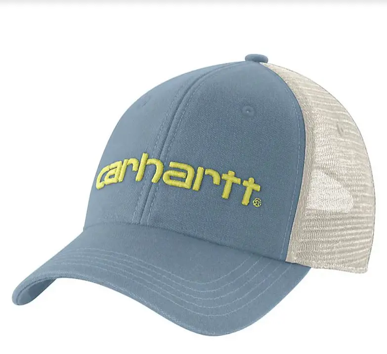 Canvas Mesh-Back Logo Graphic Cap 1
