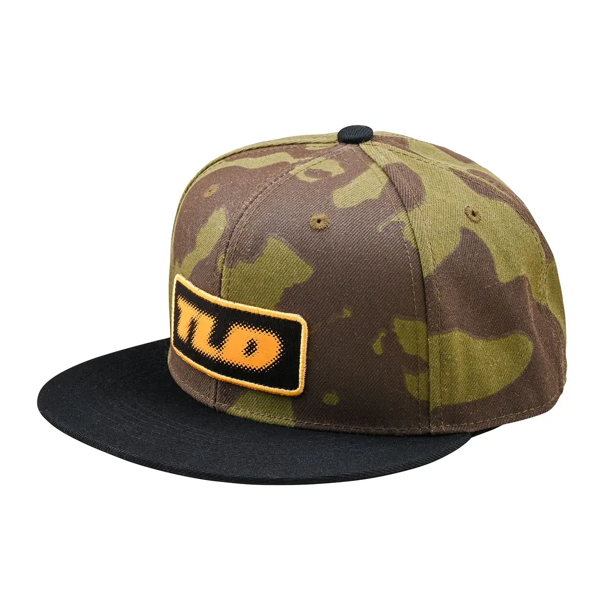 Gorra Tld 2025 Flat Bill Snapback Fade Out Olive Camo 1
