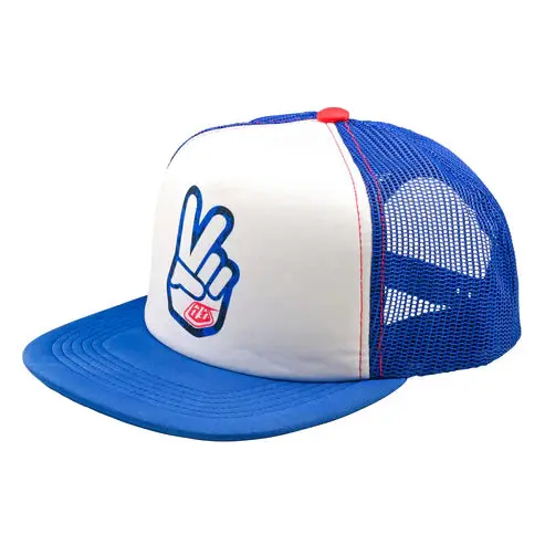 Gorra Tld 2025 Trucker Snapback Peace Out White / Blue 1
