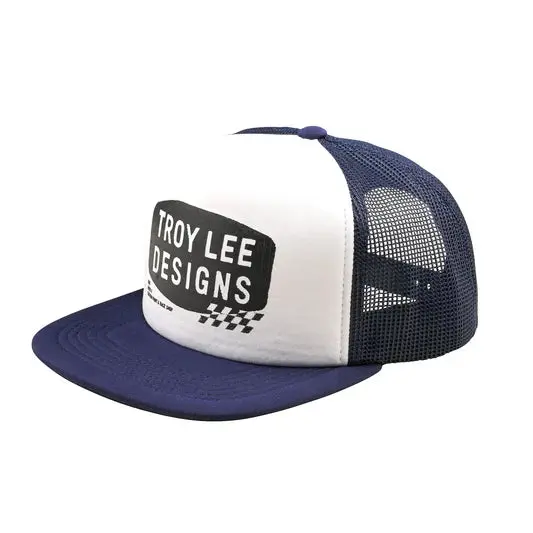 Gorra Tld 2025 Trucker Snapback Stamp Vintage White / Navy 1