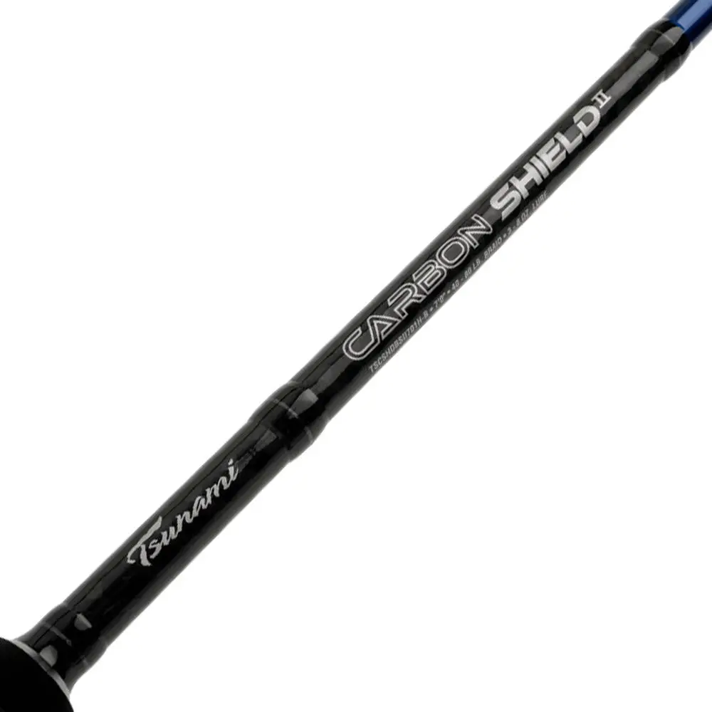 Carbon Shield Ii 7'0" Medium Boat Spinning Rod - (Tscshdbsii701m-B) 2