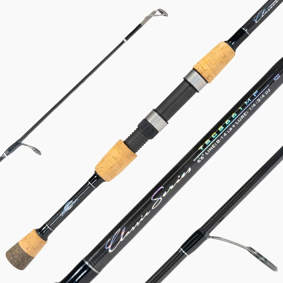 Classic 6'6" Medium Fast Spinning Rod - (Tscs-661Mf) 1