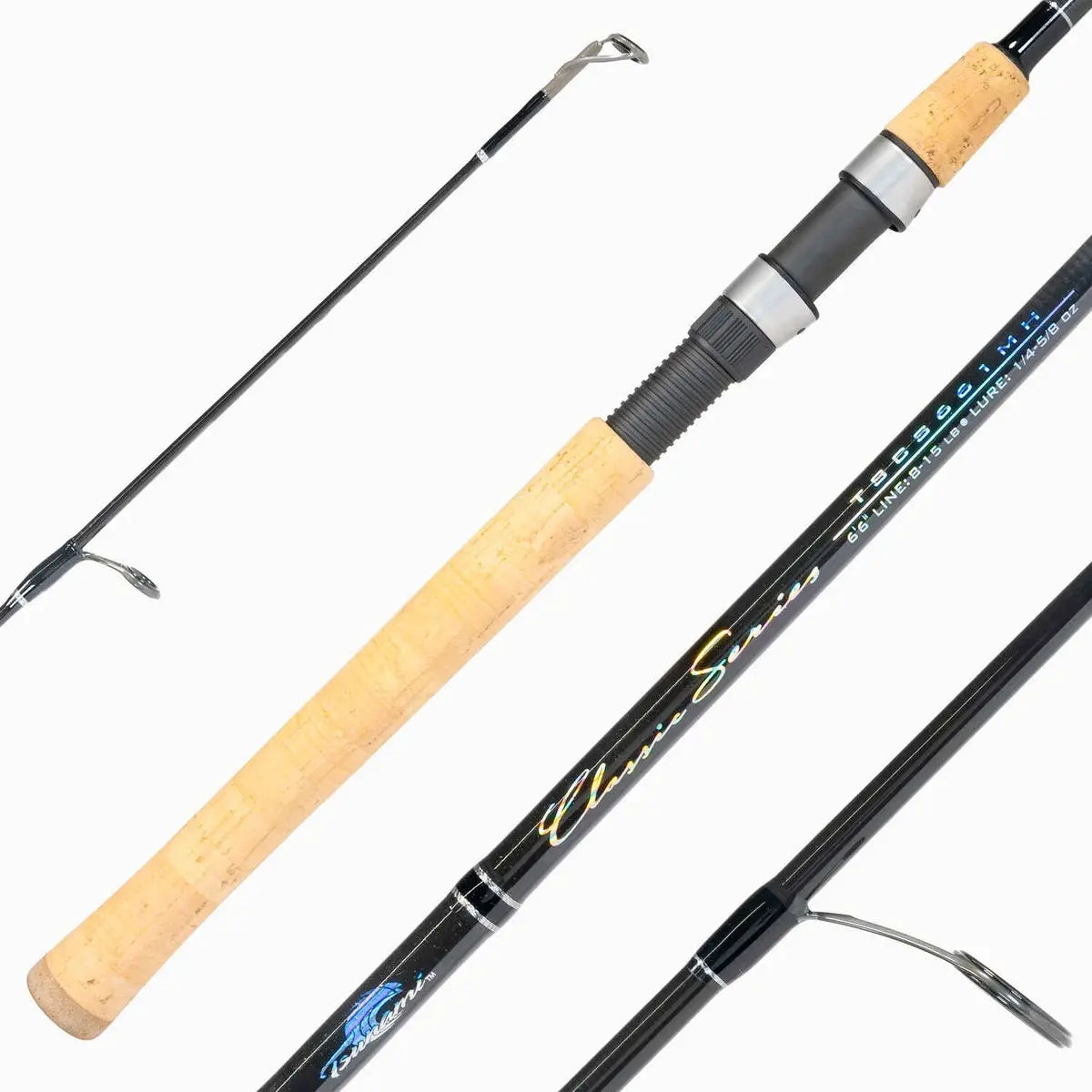 Classic 6'6" Medium Heavy Spinning Rod - (Tscs-661Mh) 1